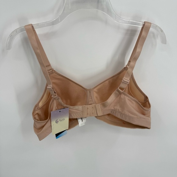 Trulife Mastectomy Cool Max Beige/Latte Wireless Silky Bra Size 40A NEW - Picture 4 of 8